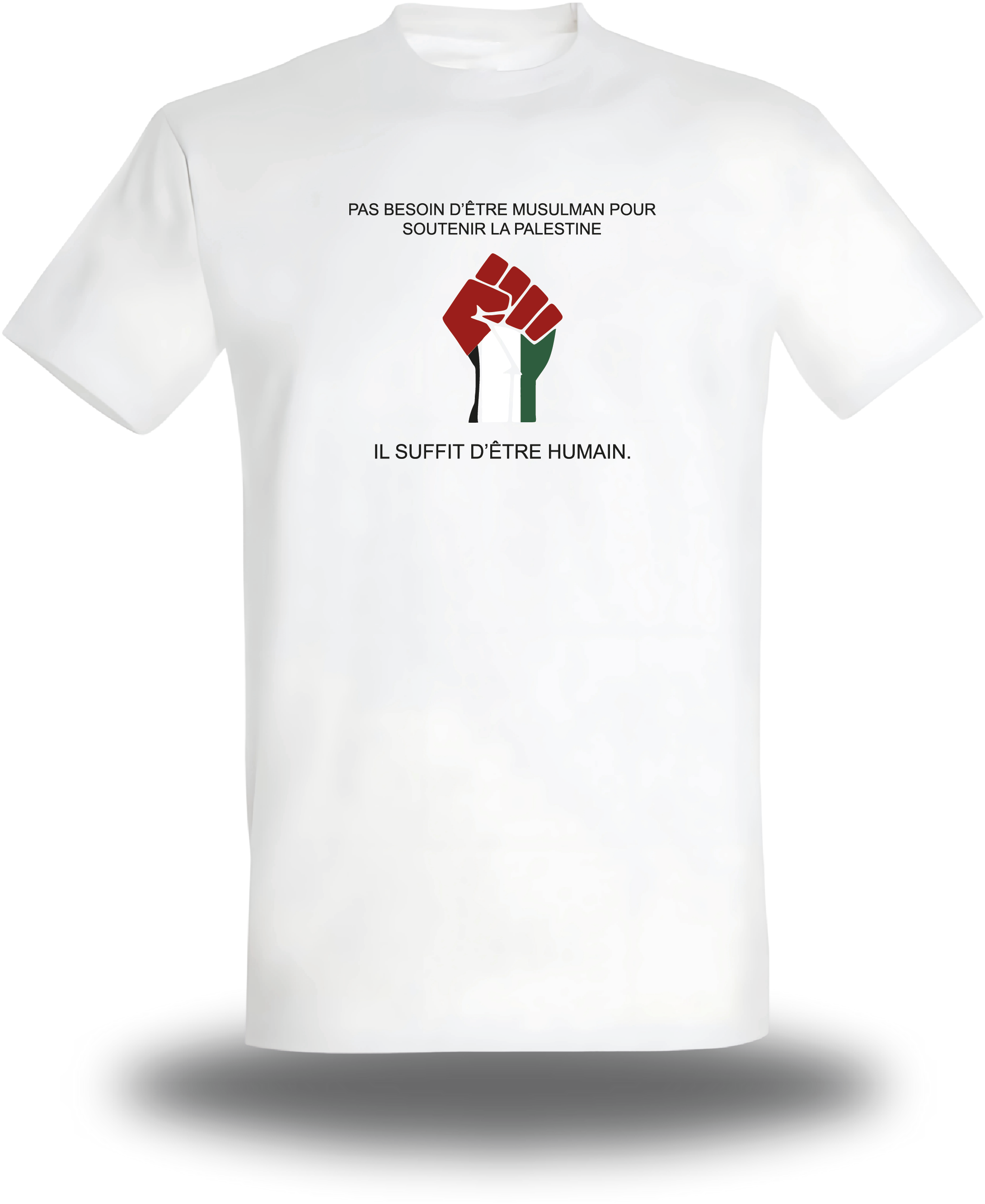 Camiseta Palestina Solo hace falta ser humano